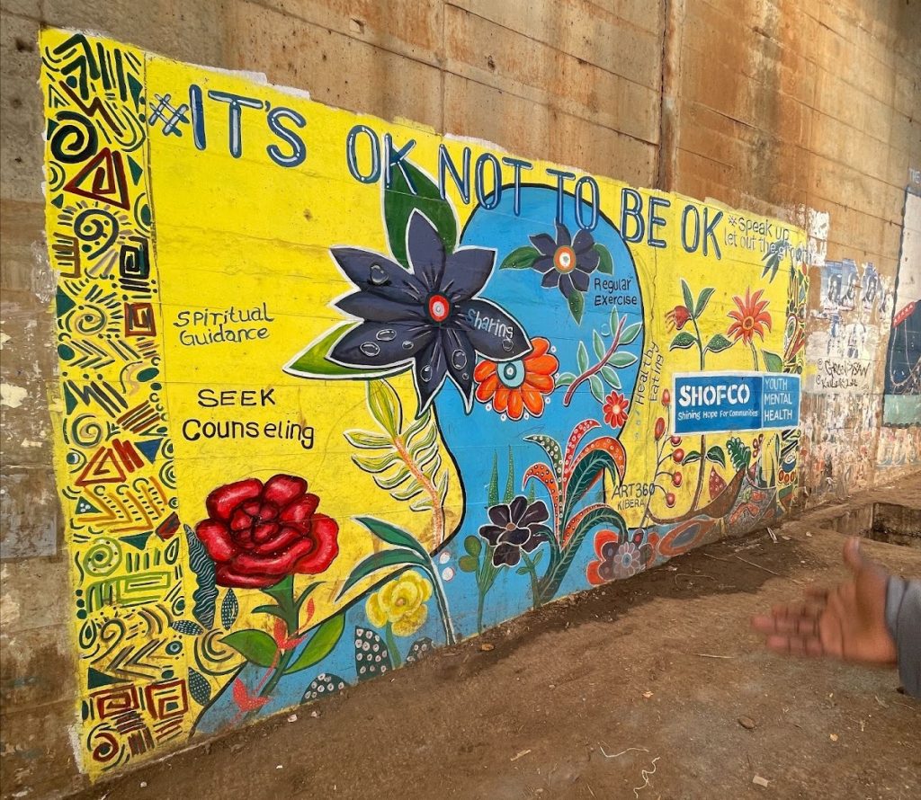 Travel4Purpose Nairobi Kibera Art Tour Mural
